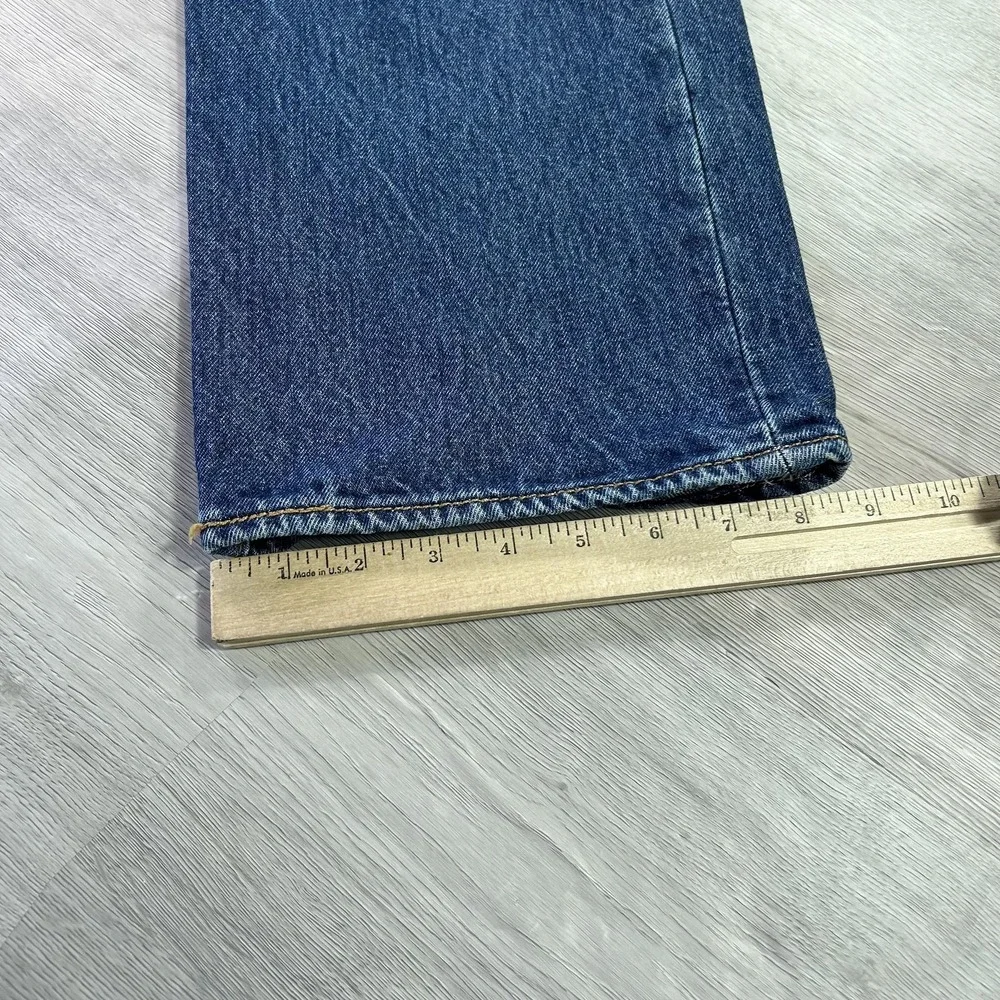 Levis 501 Jeans Mens 40x30‎ Blue Button Fly Straight Leg 100% Cotton Denim